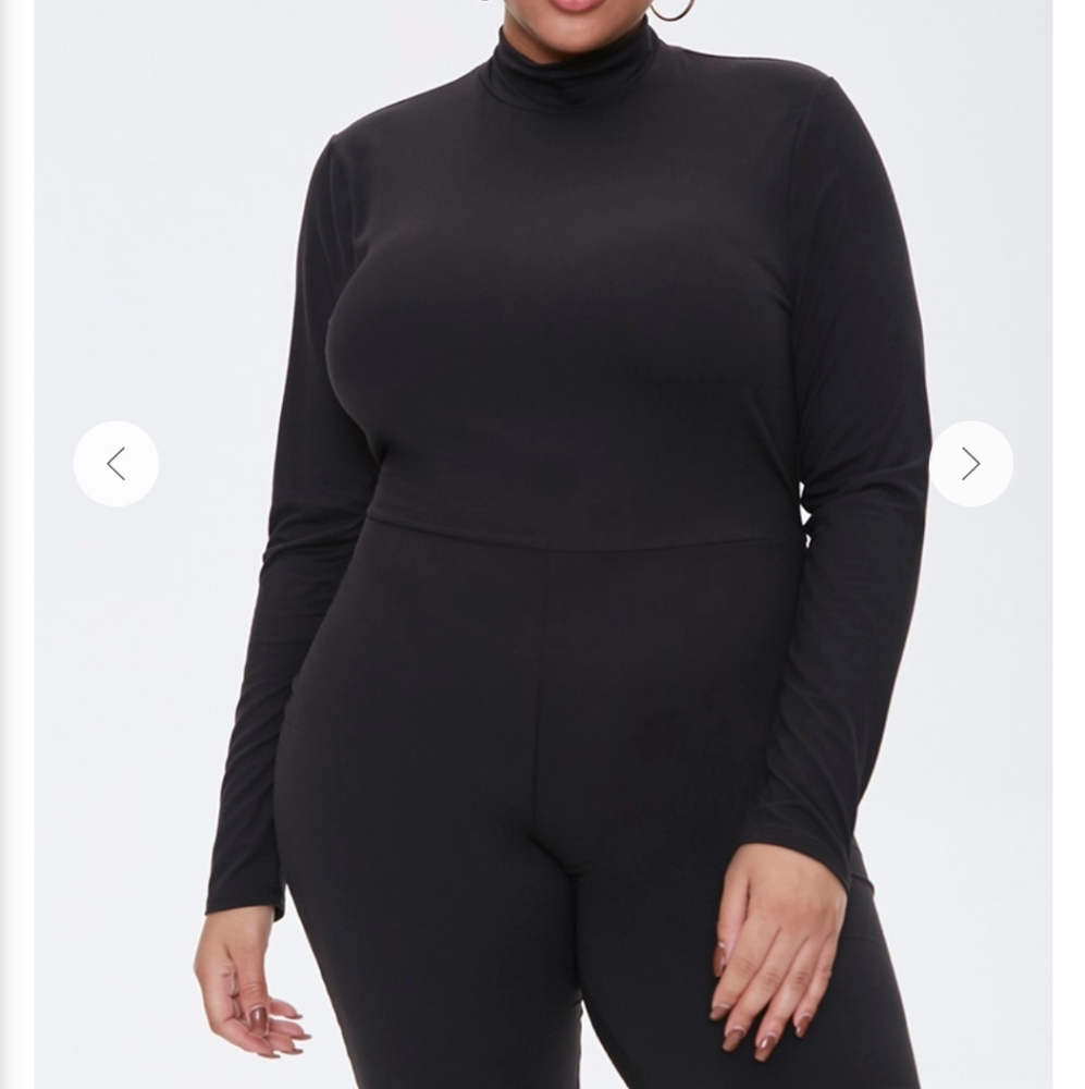 Forever21 Mock Neck Romper